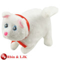 ICTI Audited Factory Promotion personnalisée de haute qualité jouet en peluche chat blanc animé
